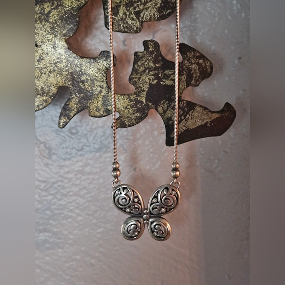 Brighton Contempo Butterfly Necklace - Picture 1 of 6